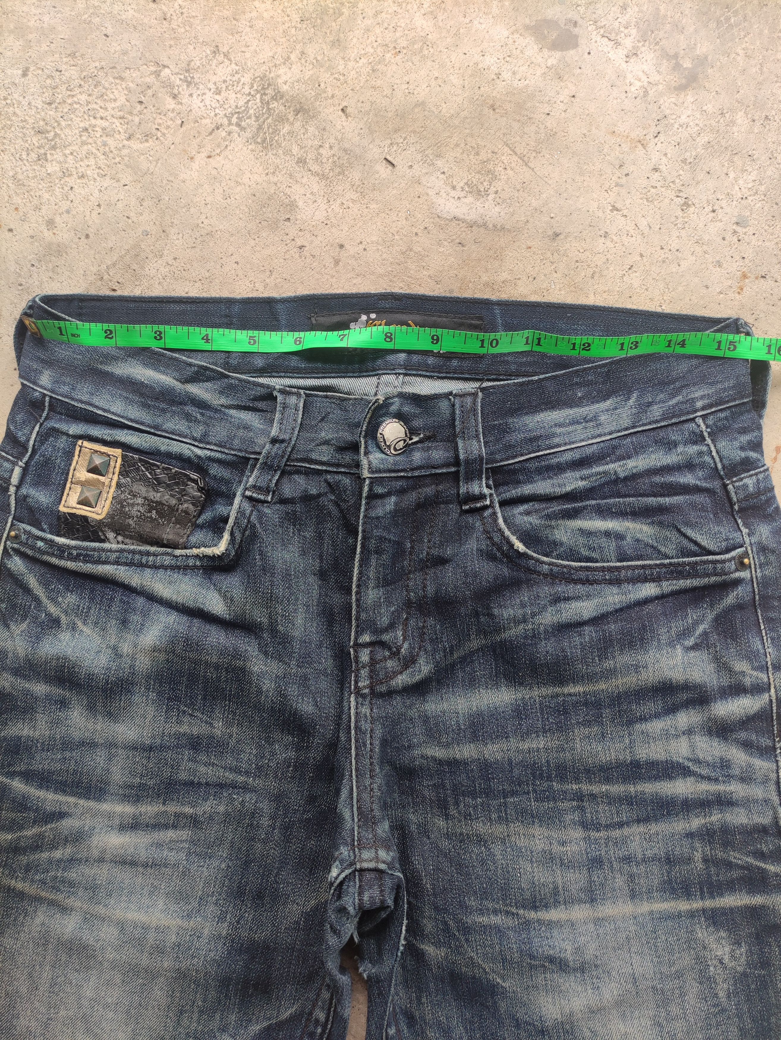 Japanese Brand Vintage Cloud 72 Distressed Faded Denim W30 Size US 30 / EU 46 - 7 Thumbnail
