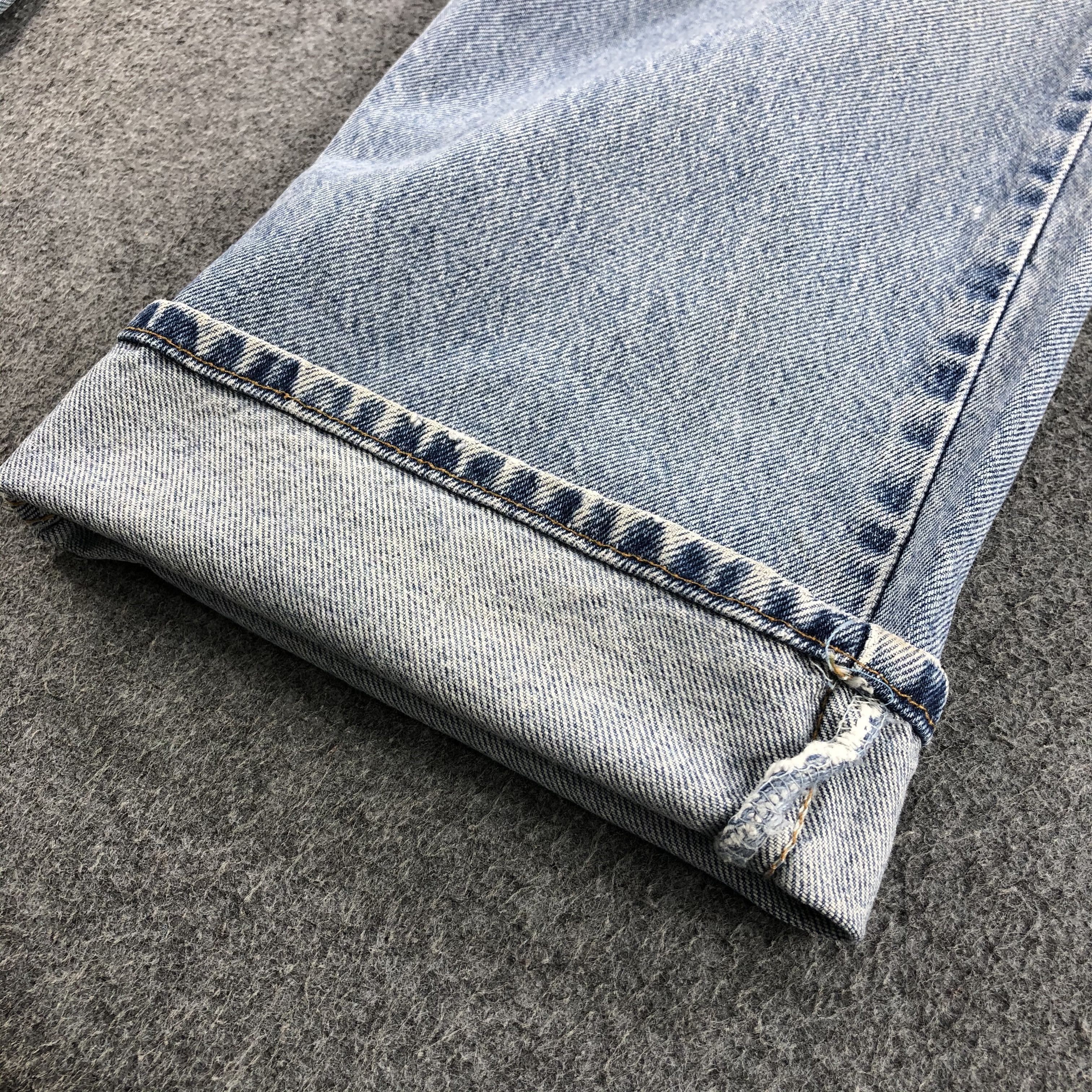 Levi's Light Washed 90s Vintage Levis 505 Jeans-J1116 Size US 38 / EU 54 - 6 Thumbnail
