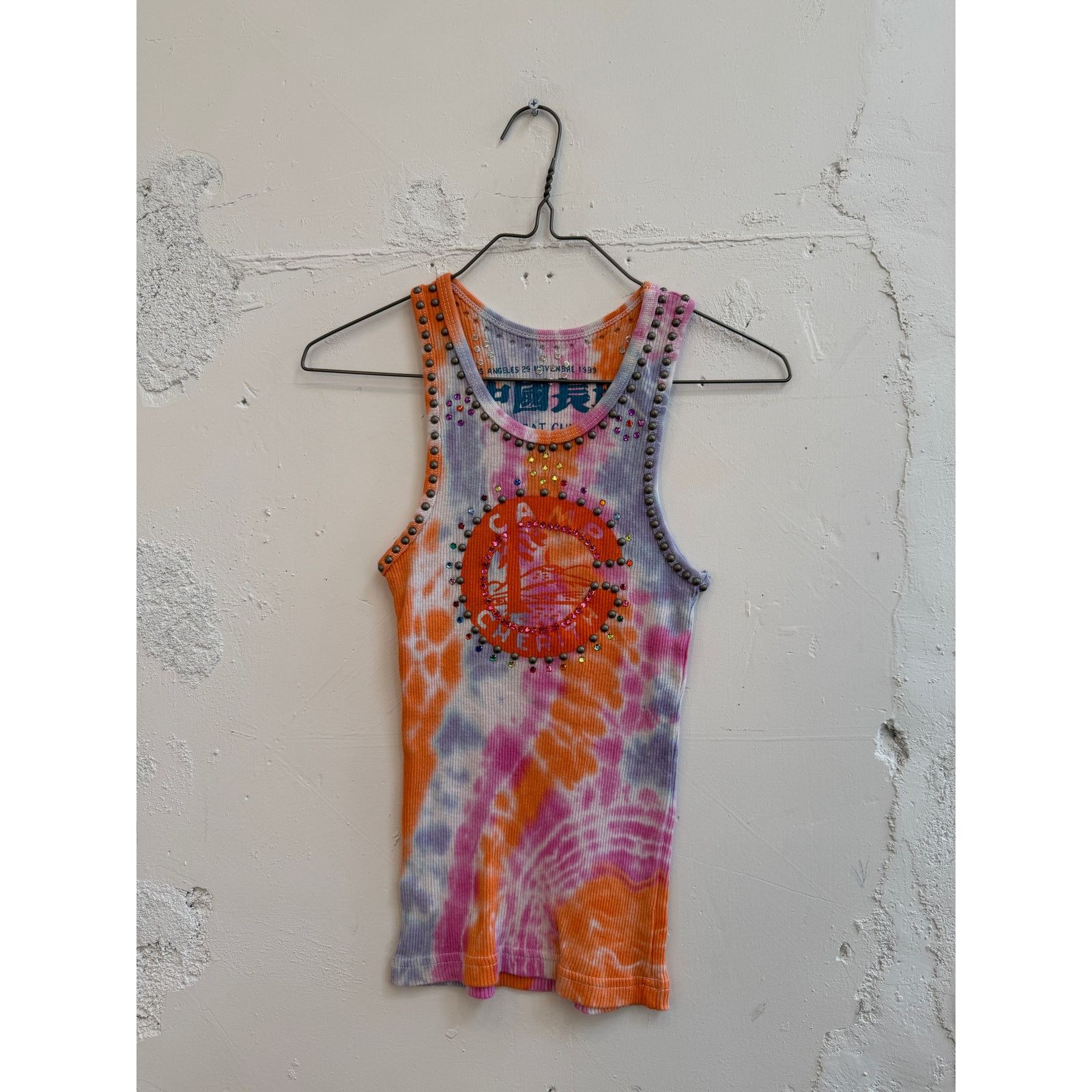 The Great China Wall Great China Wall x Hot Mess Tie Dye Studded Tank Top Size M / US 6-8 / IT 42-44 - 1 Thumbnail
