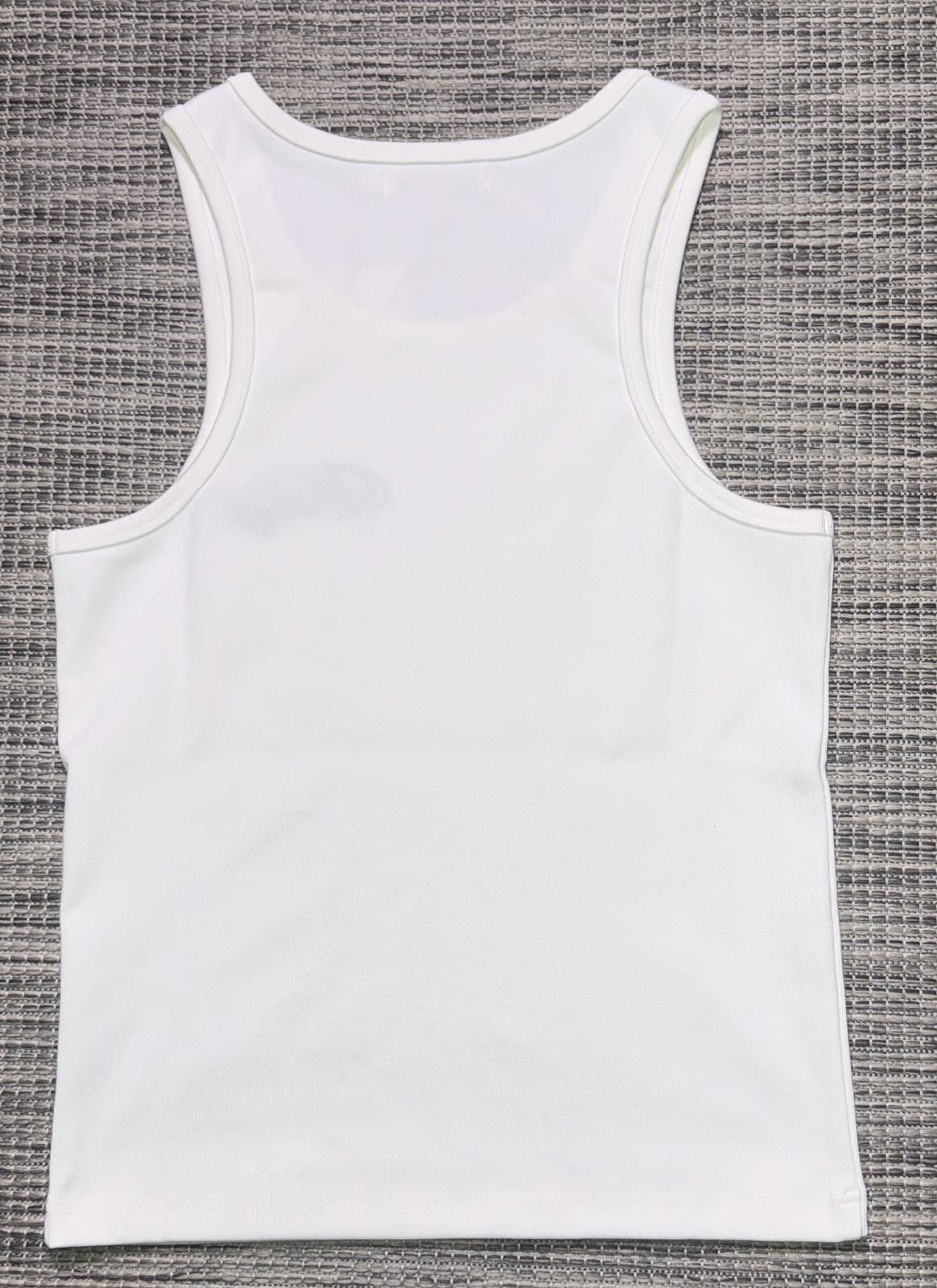 Vale Vale Forever White Slub Tank Size US M / EU 48-50 / 2 - 2 Thumbnail