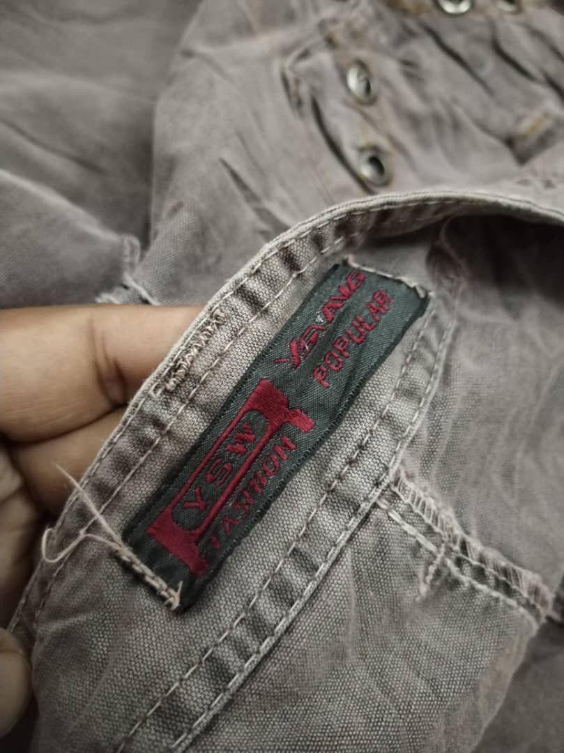 Japanese Brand × Tete Homme Best Offer🔥 Baggy Tactical Bondage Cargo Multipocket Pants Size US 36 / EU 52 - 2 Thumbnail