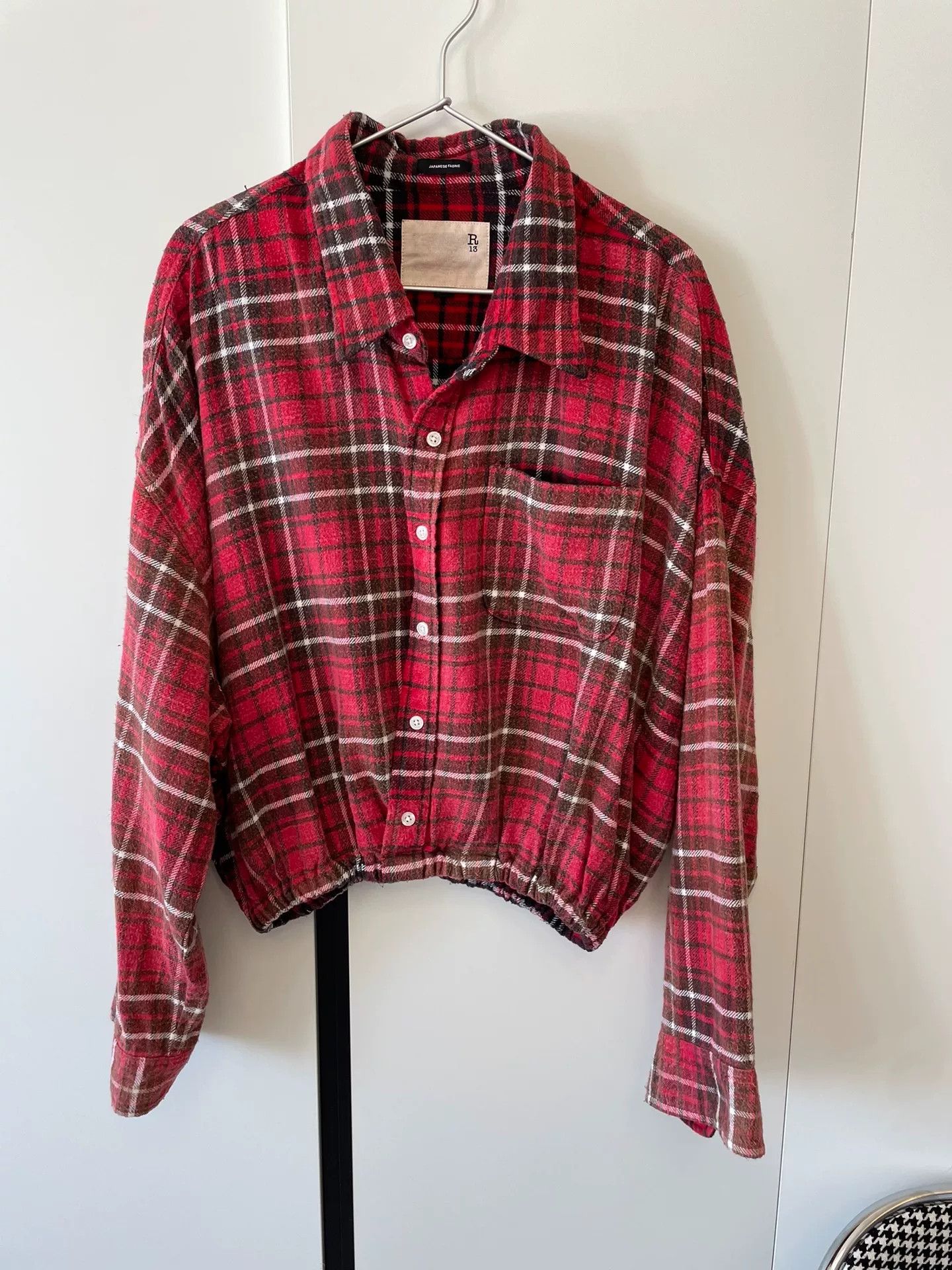 R13 R13 2025 Vintage Red Plaid Shirt Size US M / EU 48-50 / 2 - 1 Thumbnail