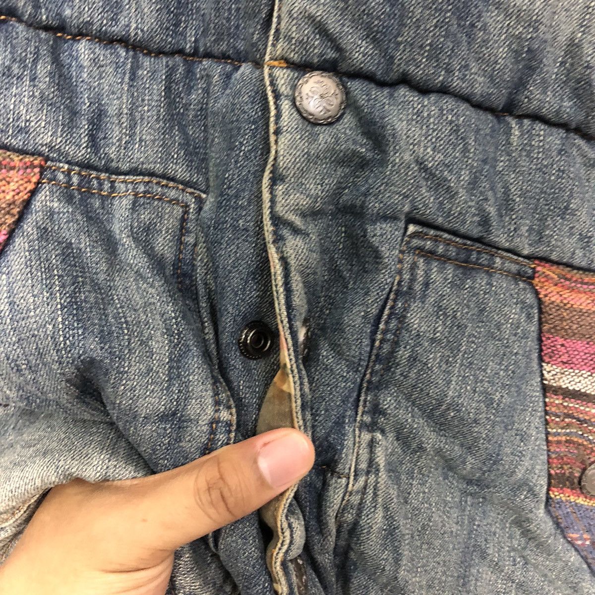Japanese Brand Vintage Local Motion Hawaii Button Ups Denim Vest Size US L / EU 52-54 / 3 - 7 Thumbnail