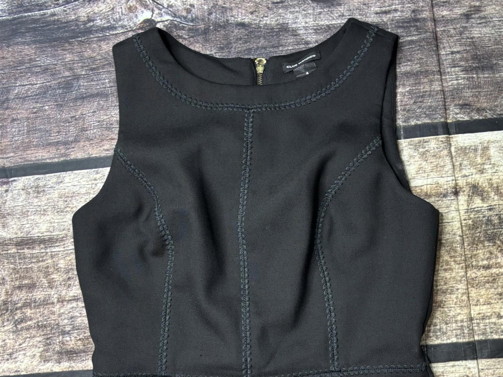 Club Monaco Club Monaco Dress Womens Size 4 Small Embroidered Sheath Size S / US 4 / IT 40 - 4 Thumbnail