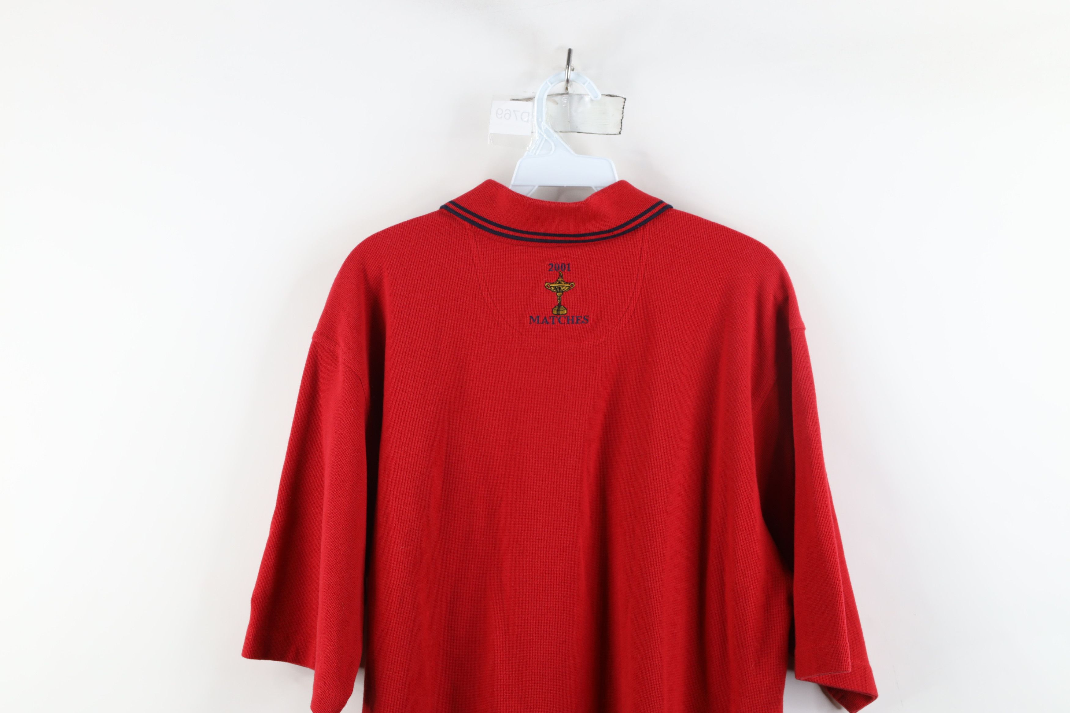 Vintage Vintage Y2K 2001 Knit Ryder Cup The Belfry Golf Polo Shirt Size US L / EU 52-54 / 3 - 13 Thumbnail