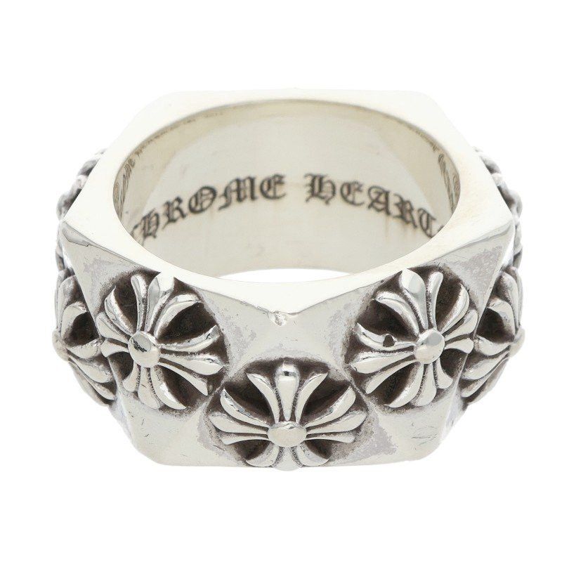 Chrome Hearts Chrome Hearts PENTAGON CH PLUS Silver Ring Size ONE SIZE - 1 Thumbnail
