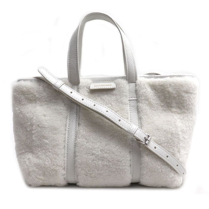 Balenciaga Balenciaga Balenciaga Barbes Small Shearling Leather 2way Shoulder Bag Leather Shoulder Bag 671404 DUTY FREE for USA Size ONE SIZE - 1 Thumbnail
