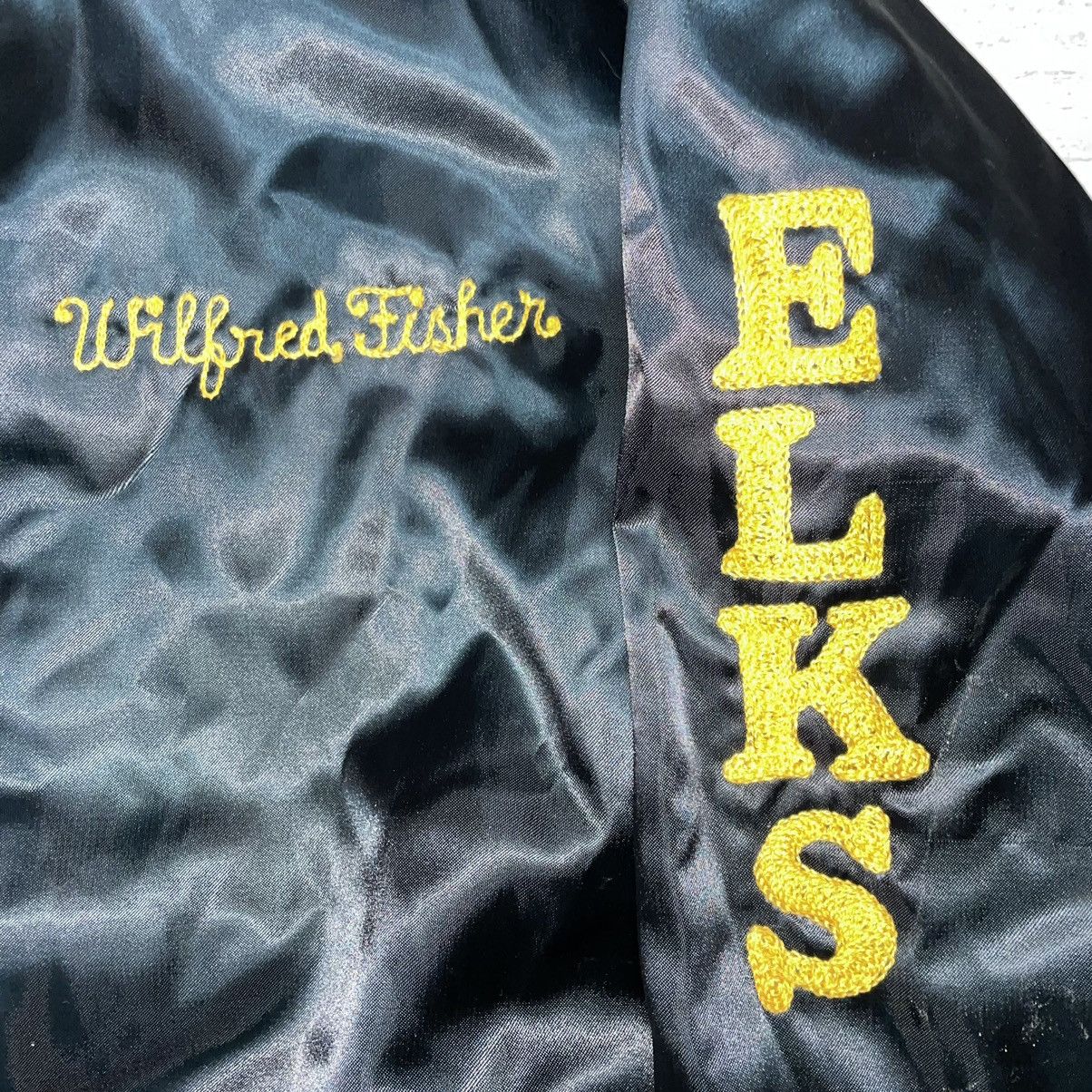Vintage Vintage Chain Stitch Antlered Guard Satin Jacket Size US XL / EU 56 / 4 - 3 Thumbnail
