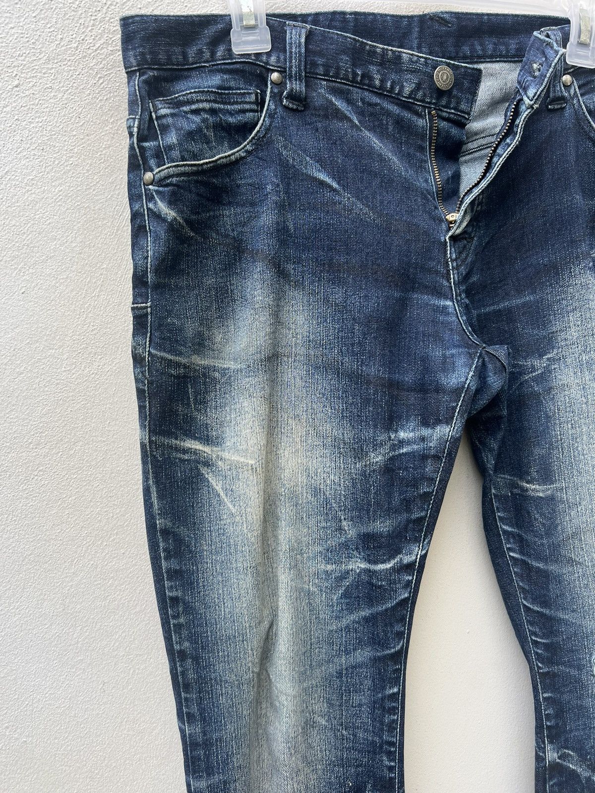 Tornado Mart Vintage Tornado Mart Distress Fade Denim Stretch Flare Jeans Size US 32 / EU 48 - 7 Thumbnail