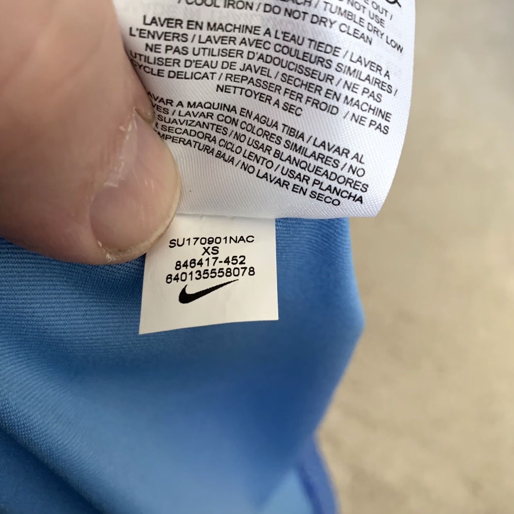 Nike Nike Golf Dri-Fit Tank Top Womens XS Blue Print Racerback Pullover 846417 Sz Size XS / US 0-2 / IT 36-38 - 6 Thumbnail
