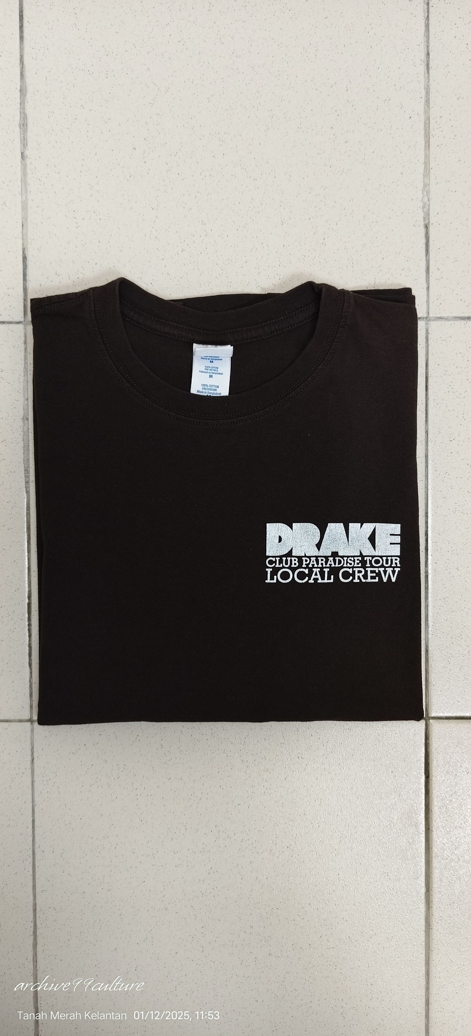 Drake Drake club paradise local crew t shirt Size US M / EU 48-50 / 2 - 7 Thumbnail