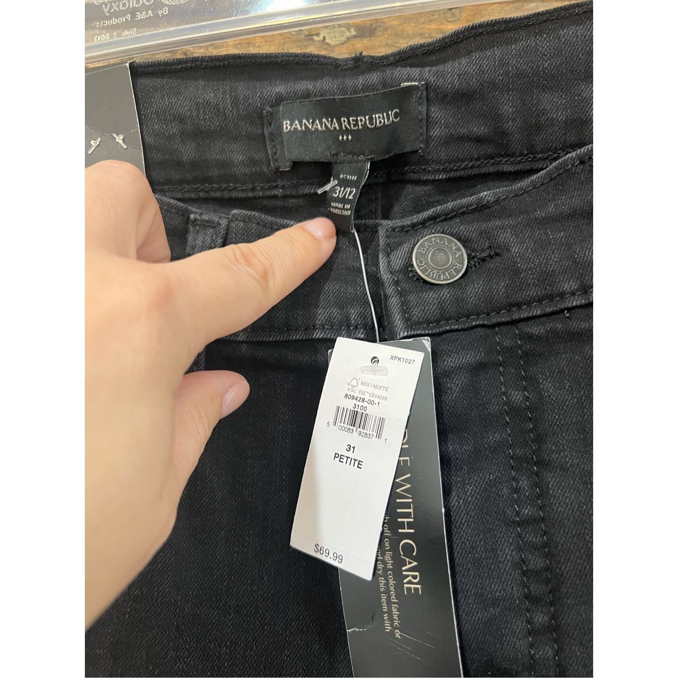 Banana Republic Banana Republic NWT cropped bootcut high waisted jeans petit Size 31" - 3 Thumbnail