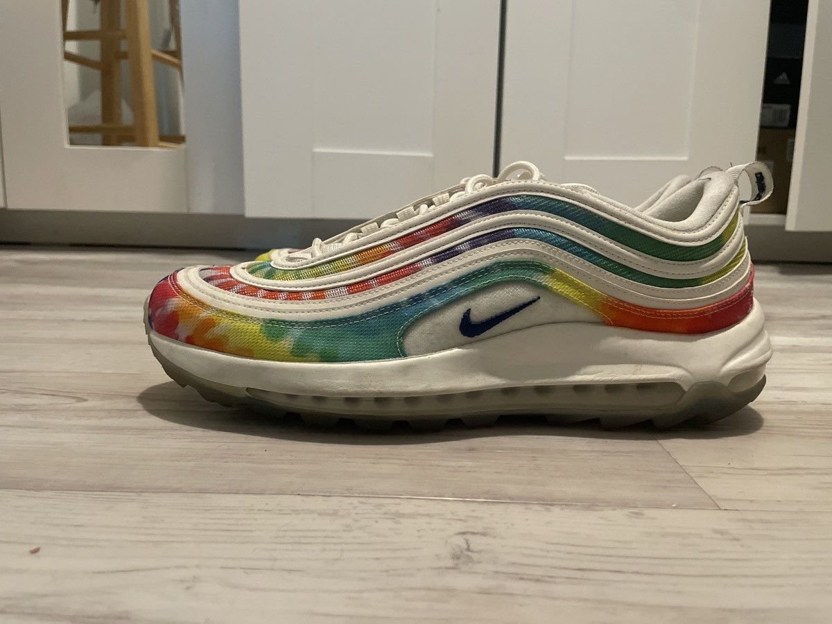 Nike Air max 97 tie die golf shoe Size US 12.5 / EU 45-46 - 12 Thumbnail