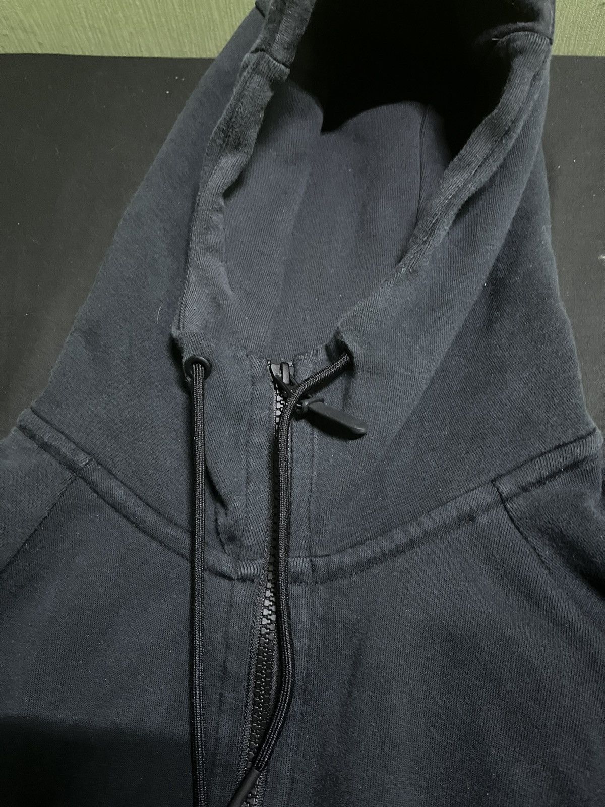 Nike Black Nike Tech Fleece Full Zip Hoodie Size US L / EU 52-54 / 3 - 3 Thumbnail