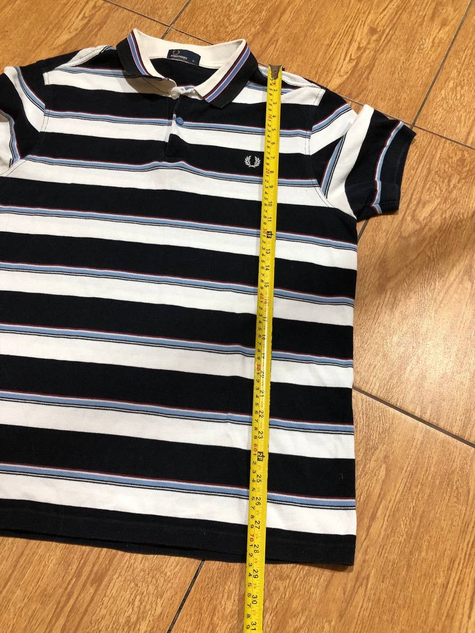 Fred Perry Streetwear striped Polo Fred Perry logo T-Shirt Y2K Vintage Size US XL / EU 56 / 4 - 10 Thumbnail