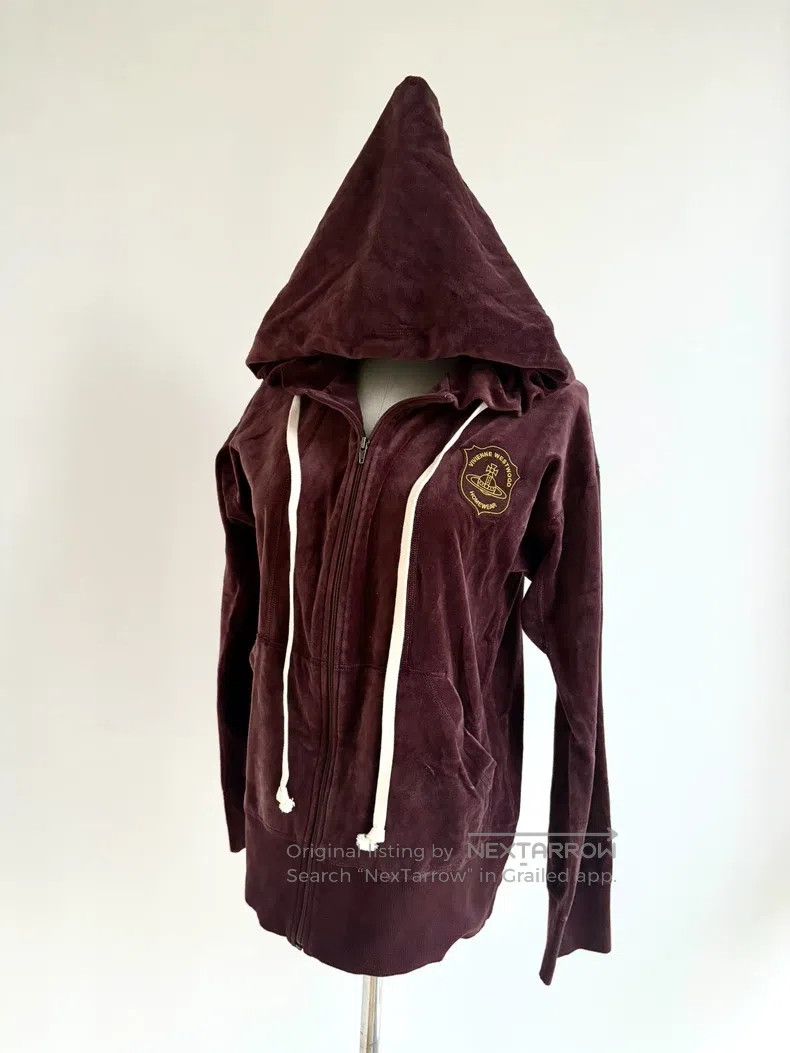 Vivienne Westwood Vivienne Westwood Burgundy Witch Hat Velvet Sweatshirt Jac Size M / US 6-8 / IT 42-44 - 2 Thumbnail