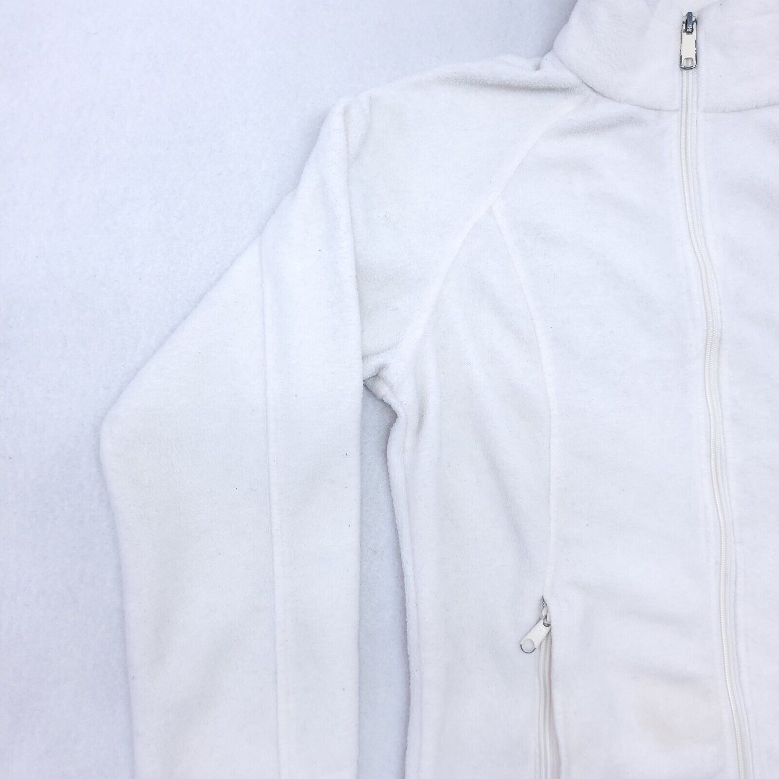 Columbia Columbia Long Sleeve Zip Up Jacket Women Size Medium M White Size M / US 6-8 / IT 42-44 - 4 Thumbnail