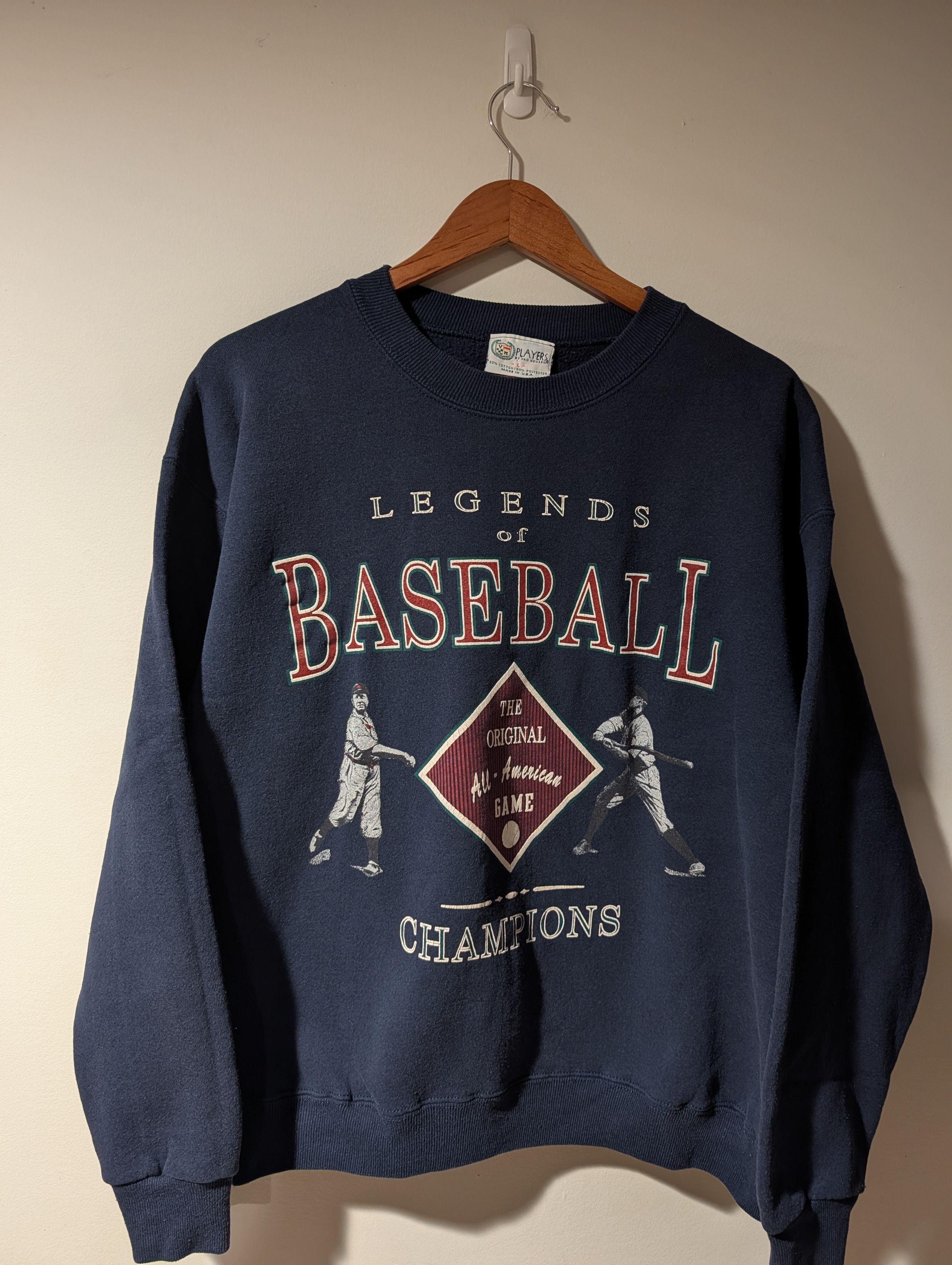 MLB VTG Legends of Baseball Champions Sweatshirt Players Size US L / EU 52-54 / 3 - 1 Thumbnail