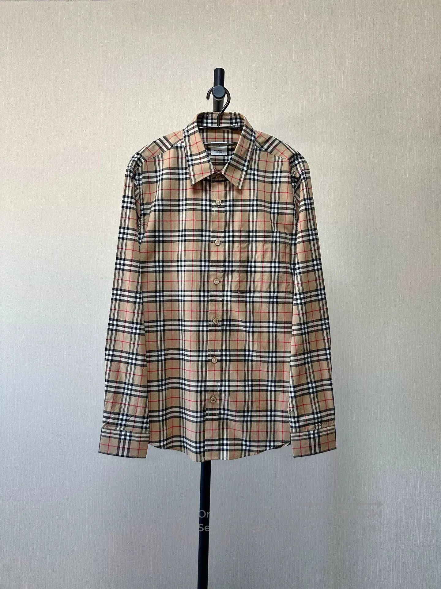 Burberry BURBERRY Check Slim Fit Shirt. Size US XL / EU 56 / 4 - 7 Thumbnail