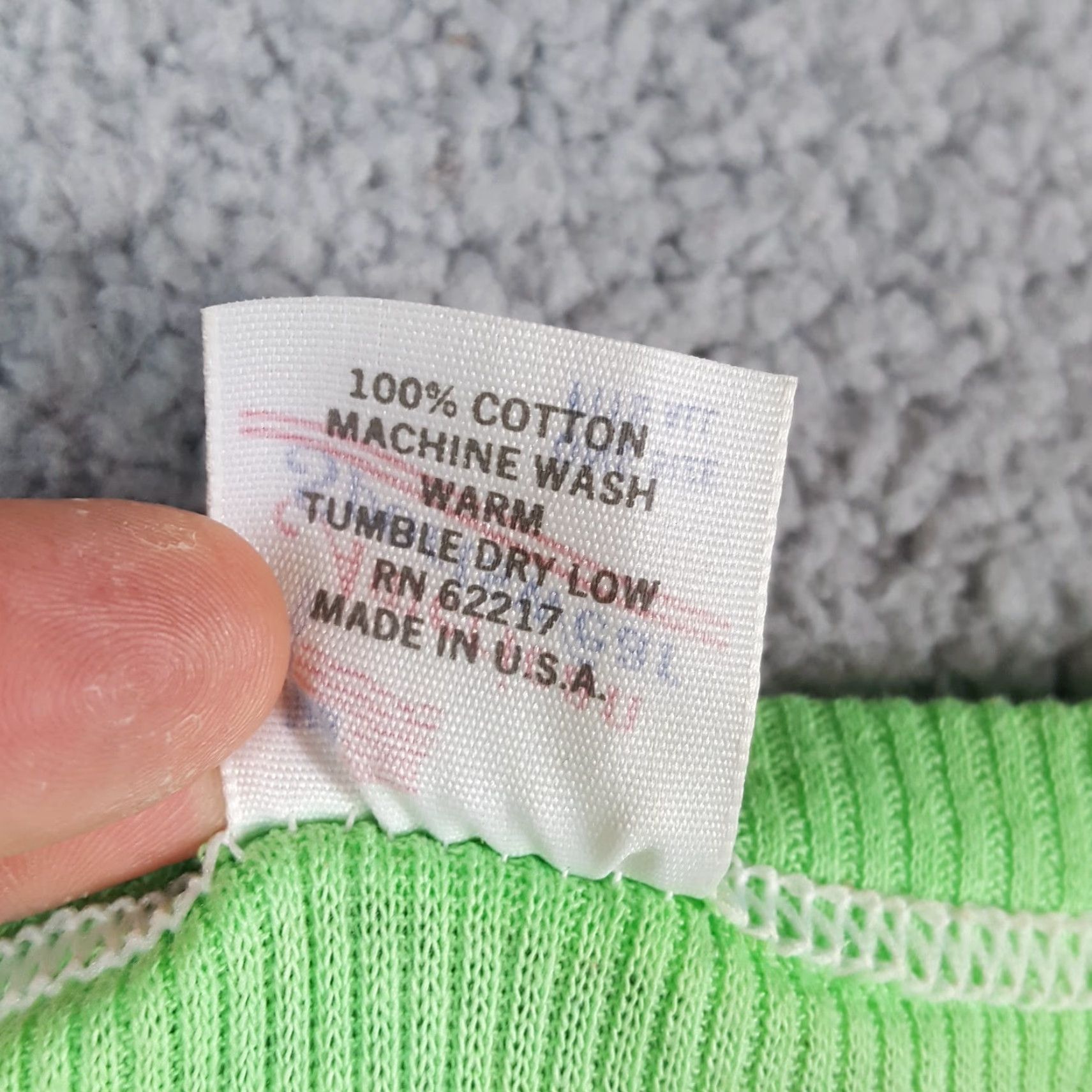 Vintage Vintage American Sportswear Women's T-Shirt XL Green 80s Retro Teddy Bear Sleep Tee Casual Summer Size XL / US 12-14 / IT 48-50 - 6 Thumbnail