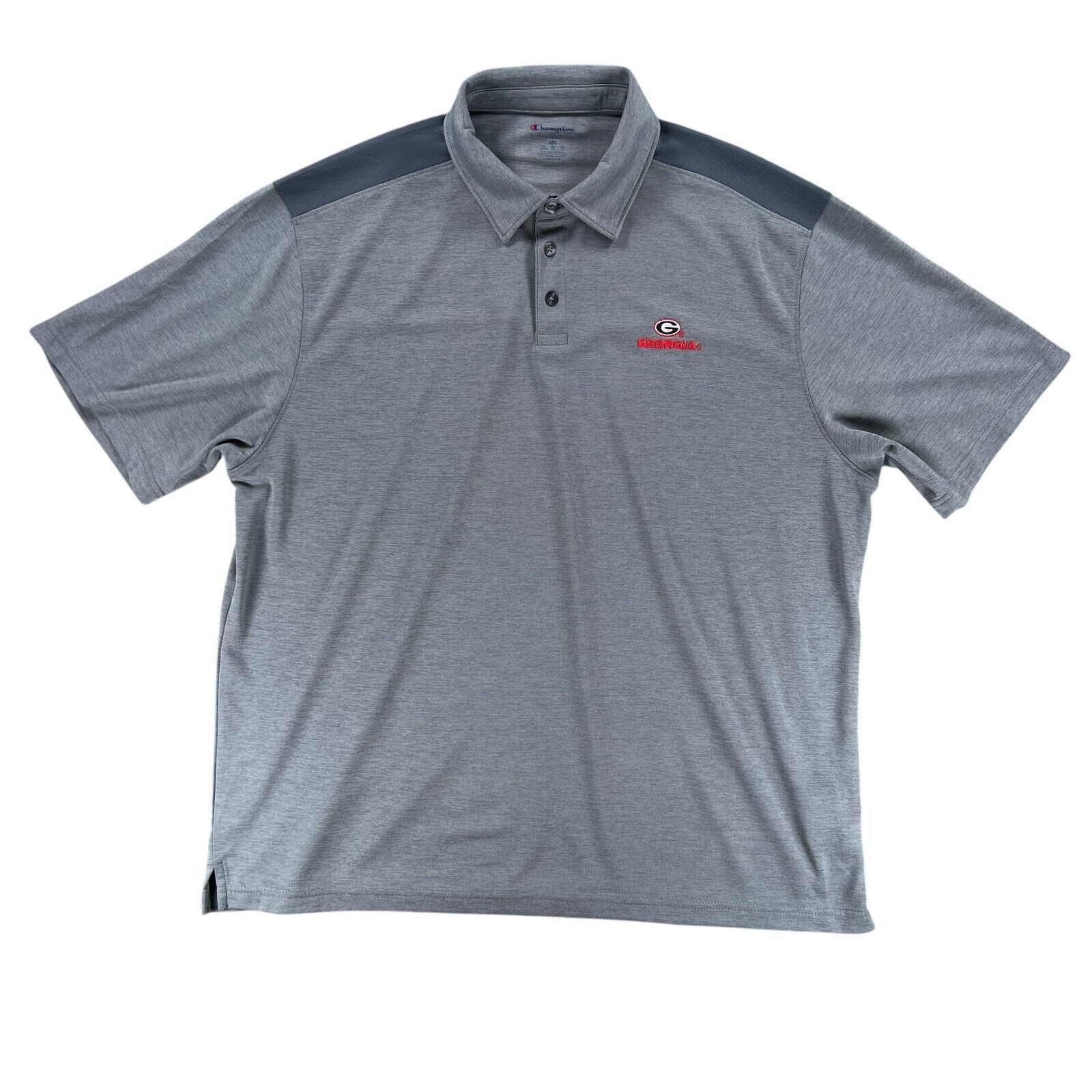 Champion Champion Golf Polo Shirt UGA Men 2XL University of Georgia B Size US XXL / EU 58 / 5 - 1 Thumbnail