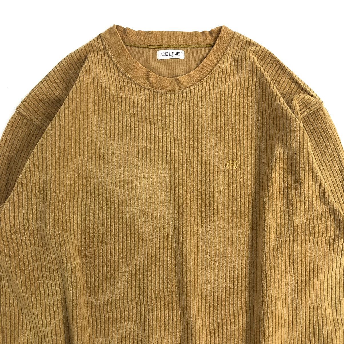 Celine × Vintage Vintage CELINE Paris Brown Travis Scott Sweater Size US L / EU 52-54 / 3 - 2 Thumbnail
