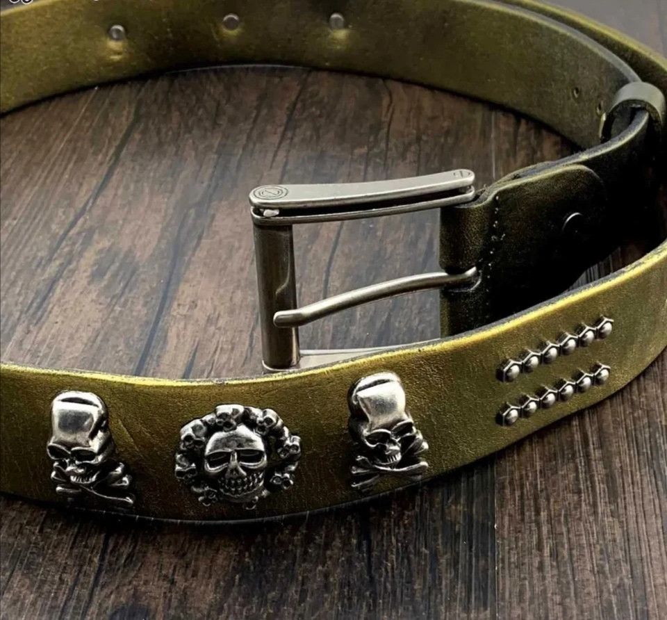 Punk rock studded belt
