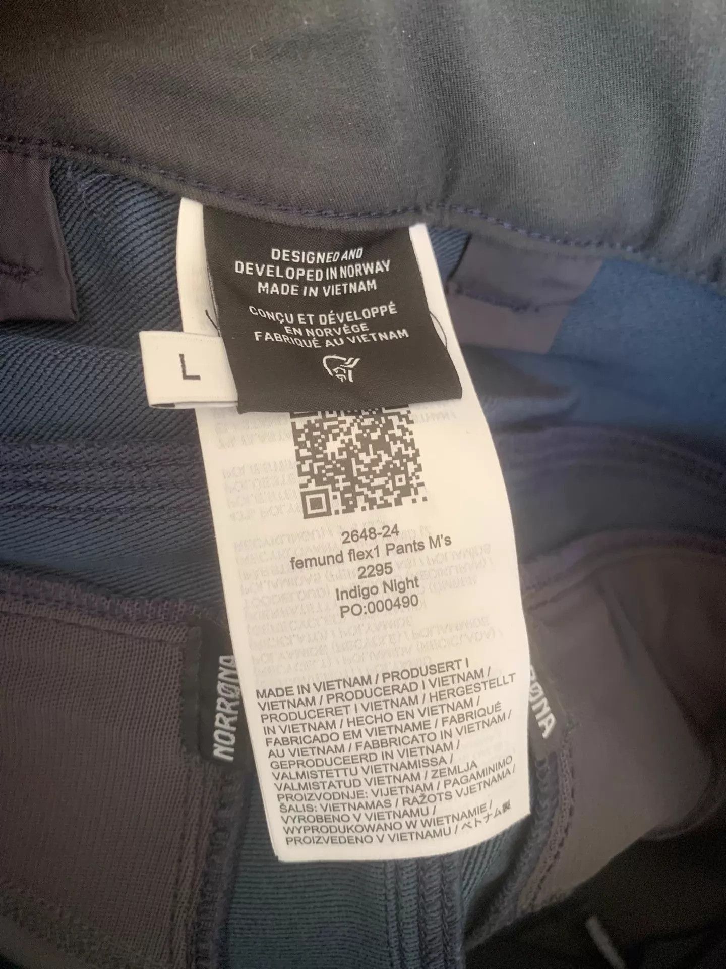 Norrona Blue Casual Pants with Zip Pockets - Size 34 Size US 34 / EU 50 - 4 Thumbnail