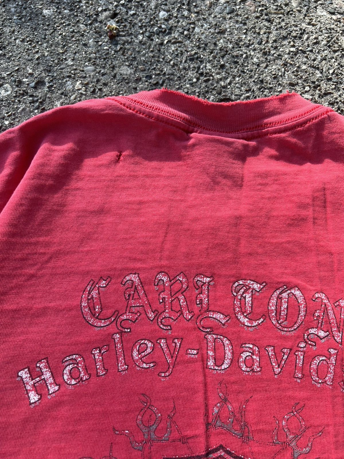 Harley Davidson × Vintage Vintage Tribal Faded / Distressed Harley Davidson T Shirt M Size US M / EU 48-50 / 2 - 9 Thumbnail