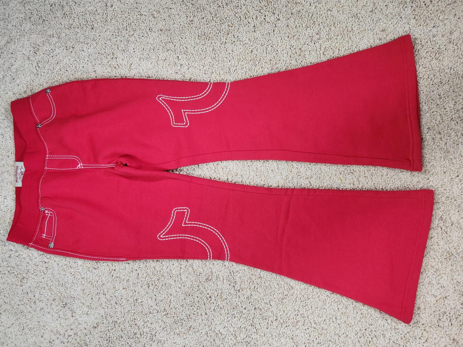 True Religion NEW True Religion Pull-On Flare Jeans Red Anniversary Medium Size 32" / US 10 / IT 46 - 3 Thumbnail