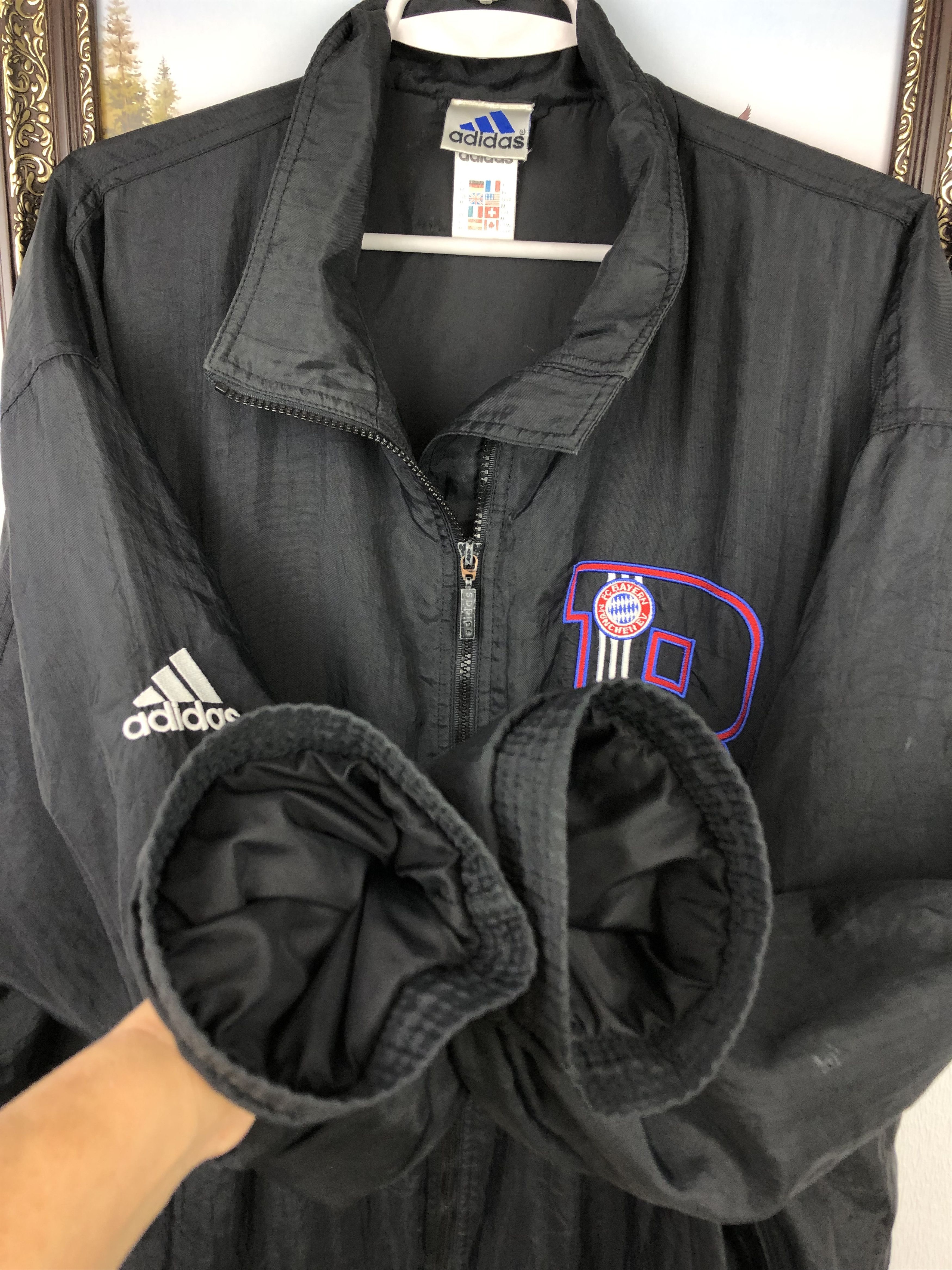 Adidas Vintage Adidas Bayer Munich Jacket Soccer Windbreaker Size US M / EU 48-50 / 2 - 8 Thumbnail