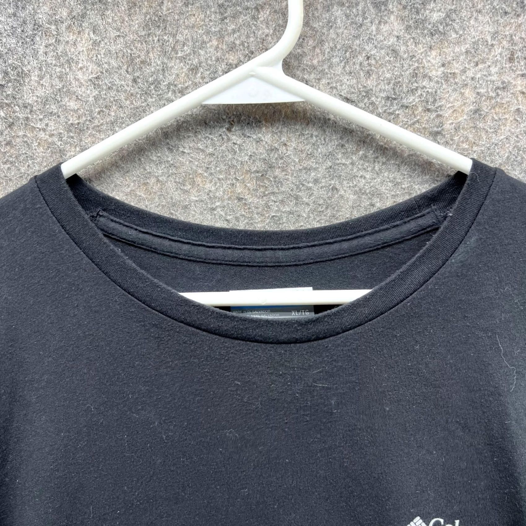 Logo 7 Columbia Shirt Men XL Black Short Sleeve Crew Neck Omni Wick Logo T-Shirt Size US XL / EU 56 / 4 - 5 Thumbnail