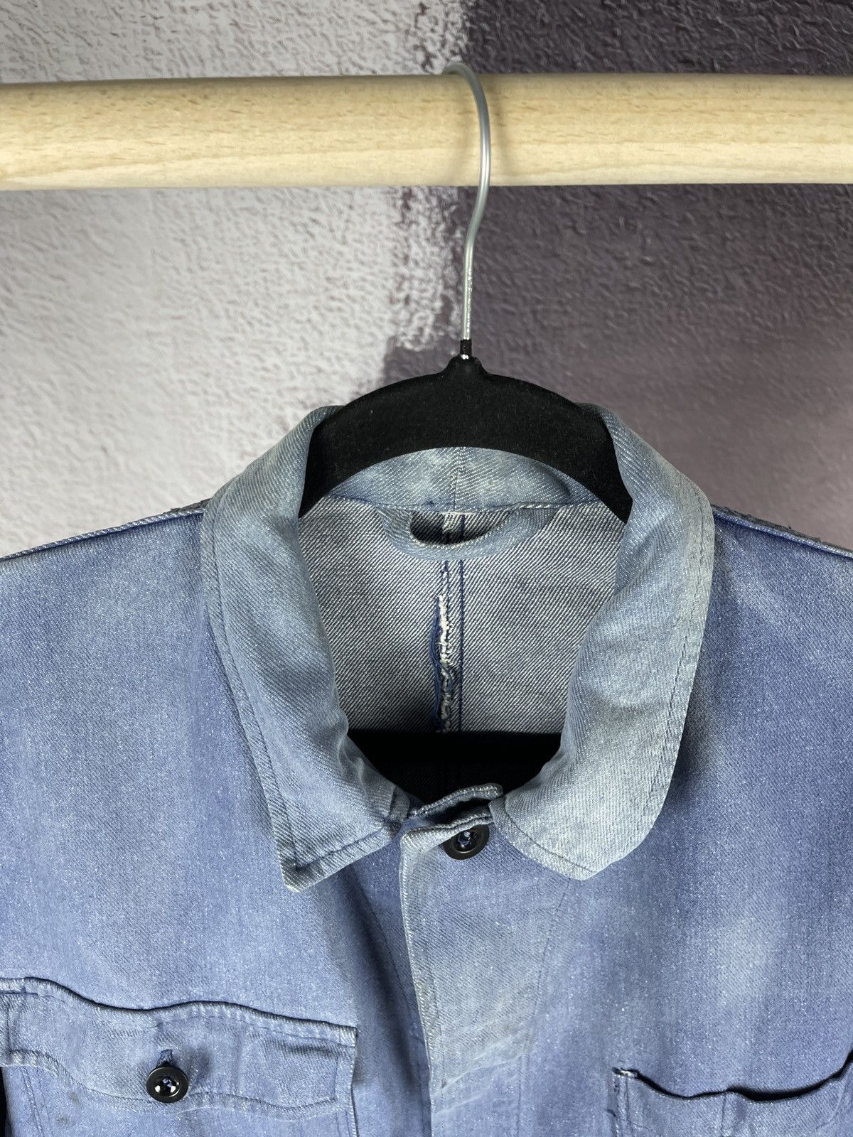 Vintage True Vintage 70s Sanfor Kuso distressed used work jacket Size US S / EU 44-46 / 1 - 9 Thumbnail