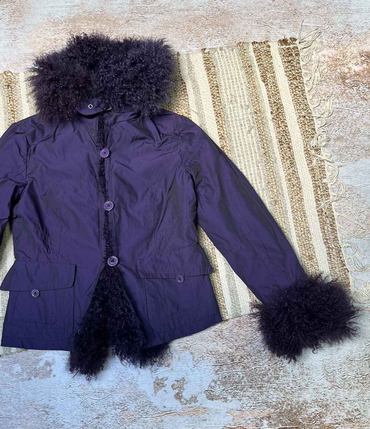Versace × Versace Jeans Couture Versace Sport vintage aviator jacket with fur details Size M / US 6-8 / IT 42-44 - 4 Thumbnail
