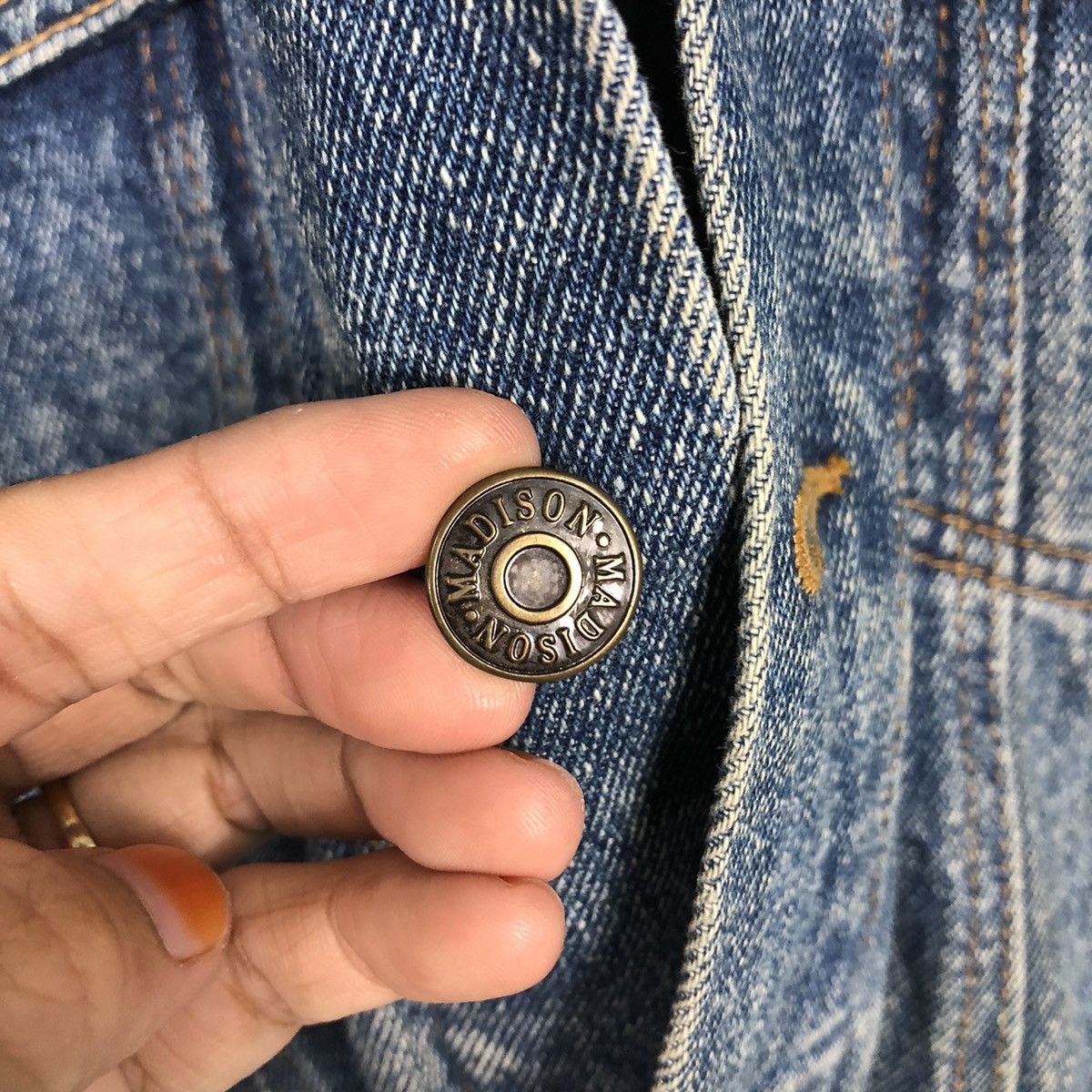 Japanese Brand 📌Vintage Trucker Denim Jacket Marucelossa Issey Miyake Size US M / EU 48-50 / 2 - 19 Thumbnail