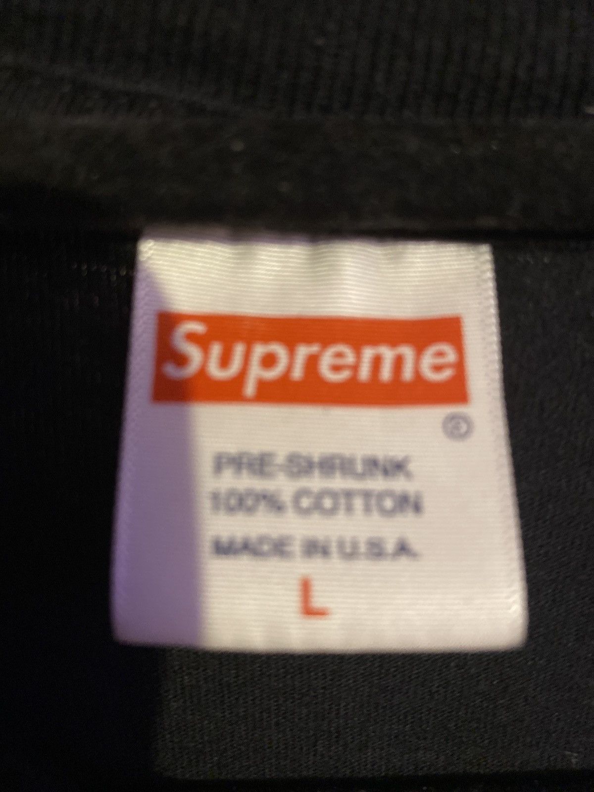 Supreme Pollyp Lab Black Supreme Tee Size US L / EU 52-54 / 3 - 3 Thumbnail