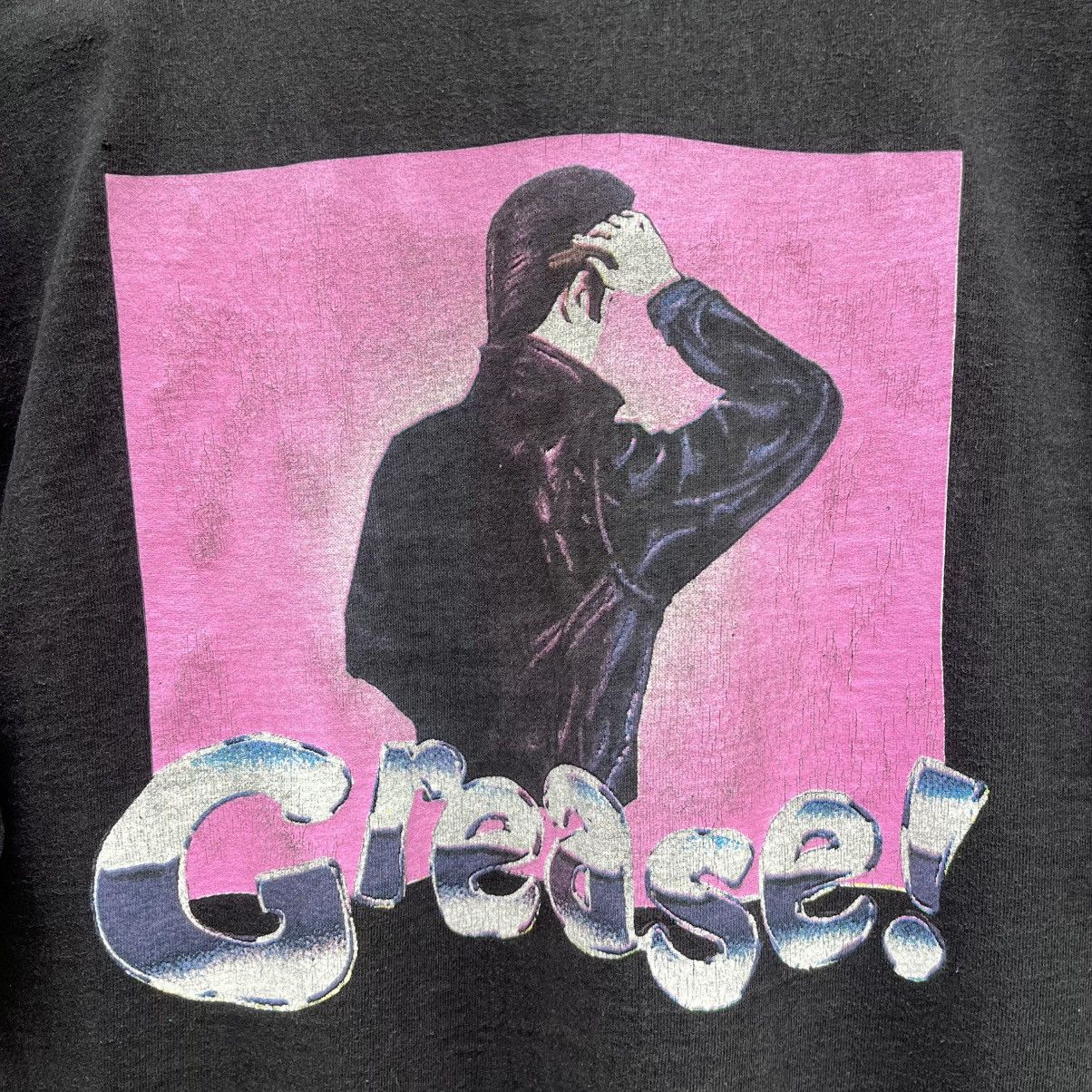 Vintage Thrashed Faded 90s Grease! John Travolta Movie Tee Size US M / EU 48-50 / 2 - 3 Thumbnail