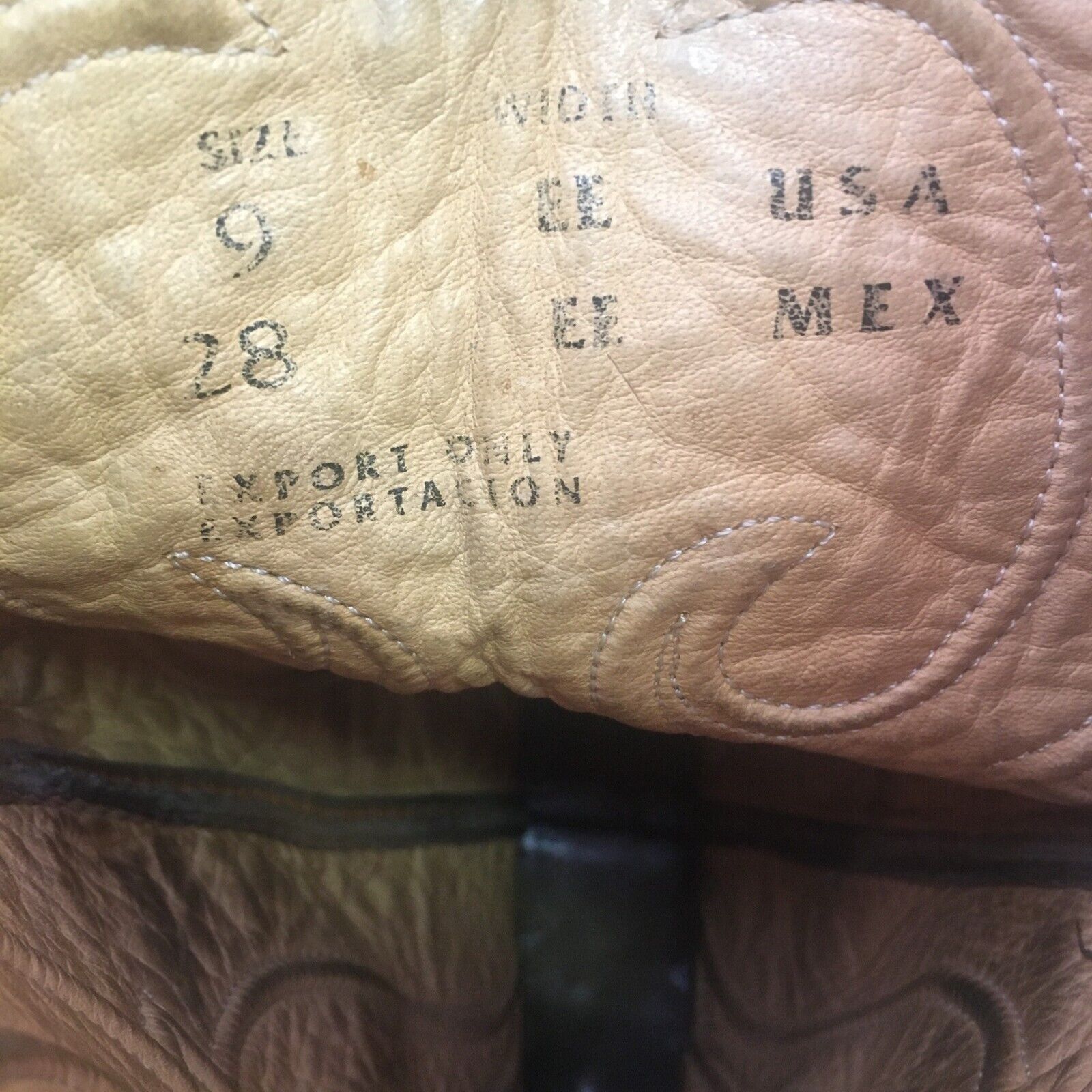 Vintage Los Altos Vintage Caiman Tail Western Cowboy Boots Mens 9 EE Size US 9 / EU 42 - 3 Thumbnail