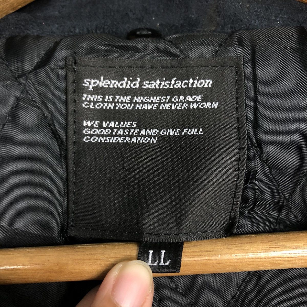 Japanese Brand 📌Vintage Biker Jacket Splendid Satisfaction Fur Bottom Size US L / EU 52-54 / 3 - 19 Thumbnail