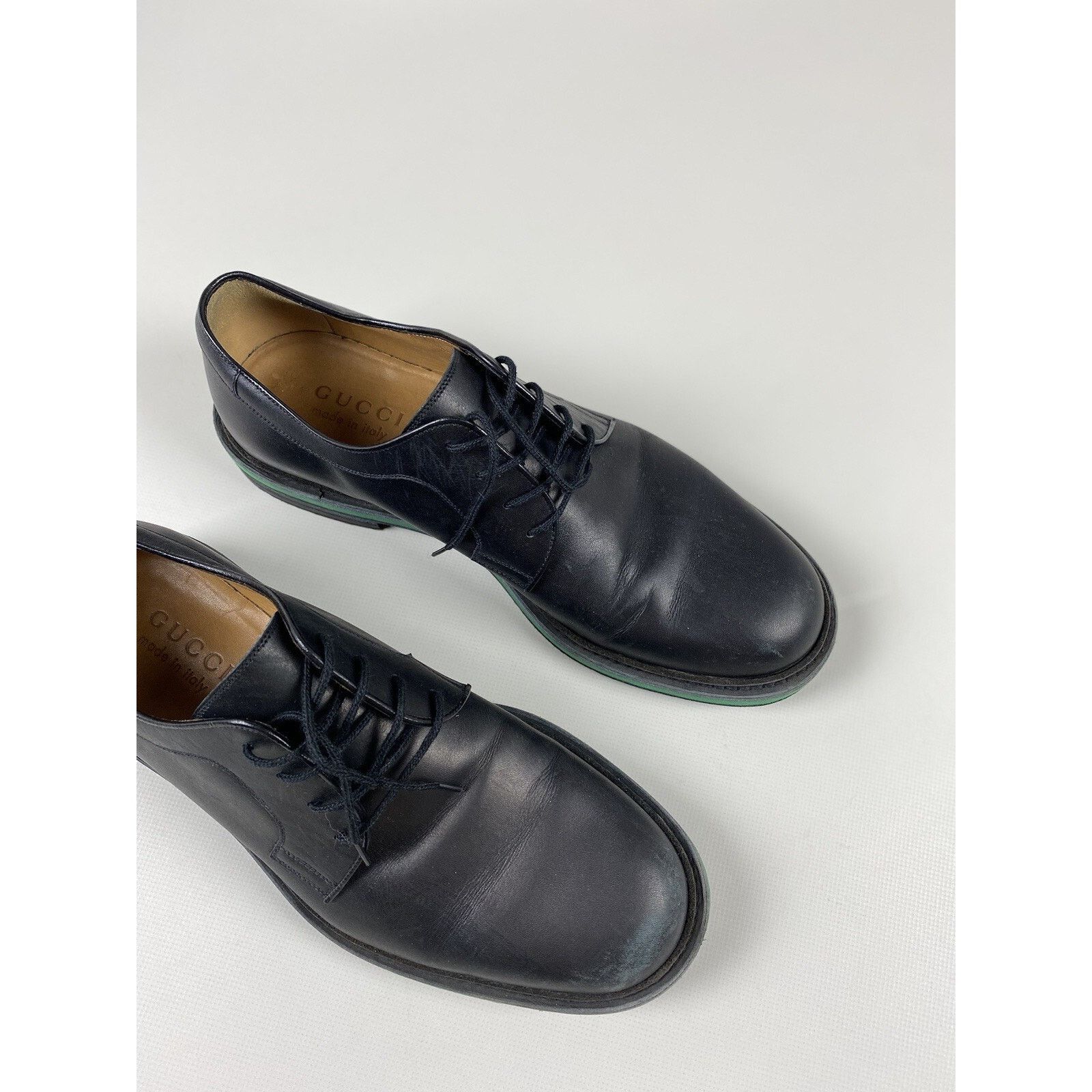 Gucci Gucci Lace Up formal leather shoes size 7 black Size US 7.5 / EU 40-41 - 4 Thumbnail