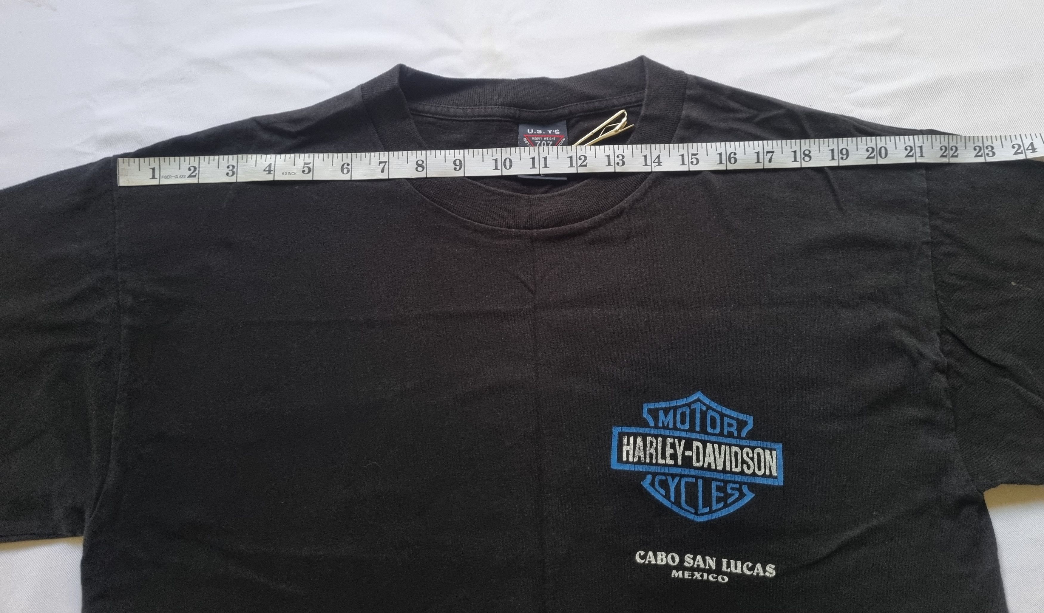 Harley Davidson × Vintage Vtg 90s Harley Davidson Cafe Cabo San Lucas Mexico T Shirt Size US L / EU 52-54 / 3 - 5 Thumbnail