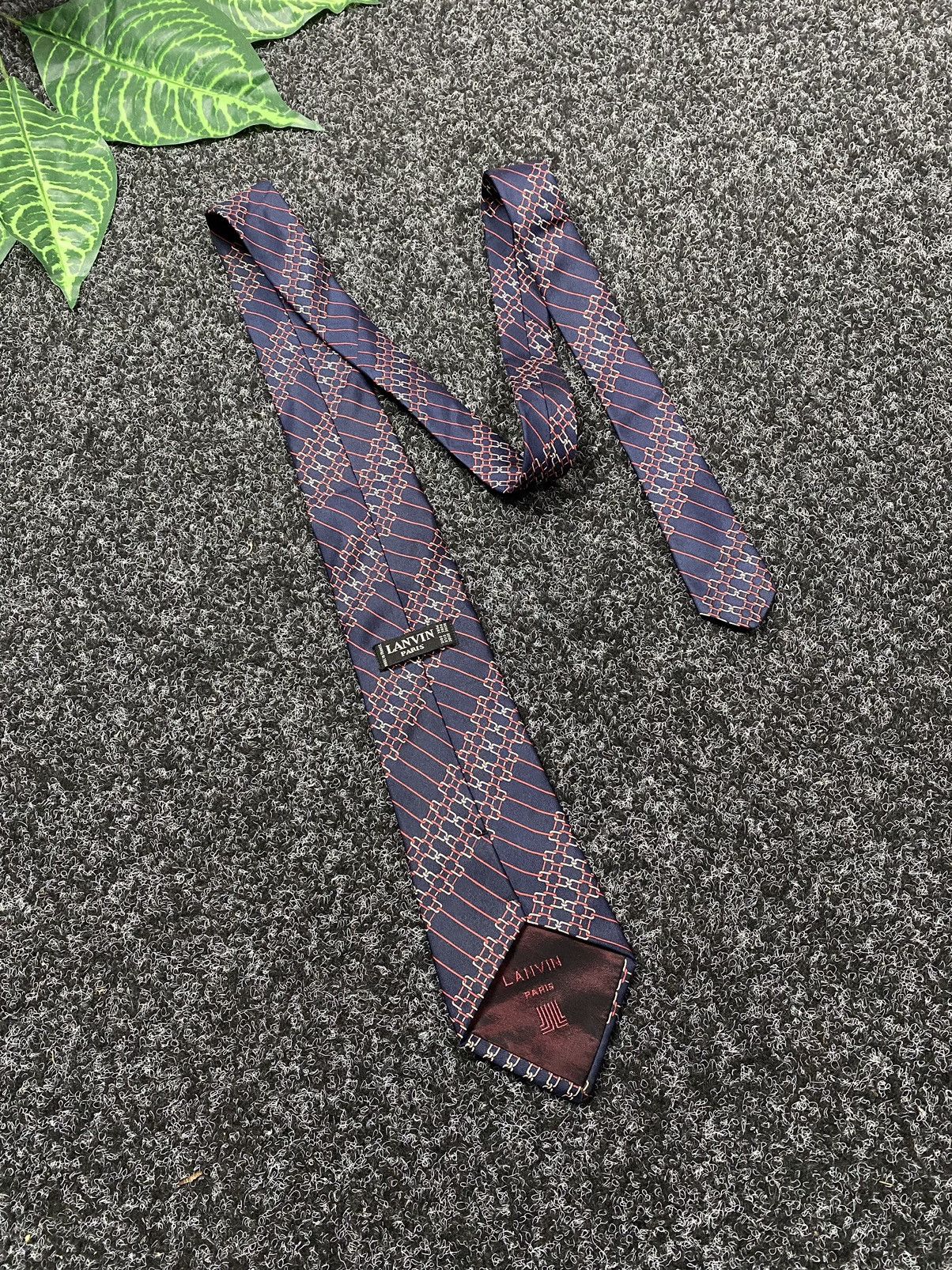Lanvin Vintage LANVIN PARIS Tie Made in France 🇫🇷 Size ONE SIZE - 3 Thumbnail