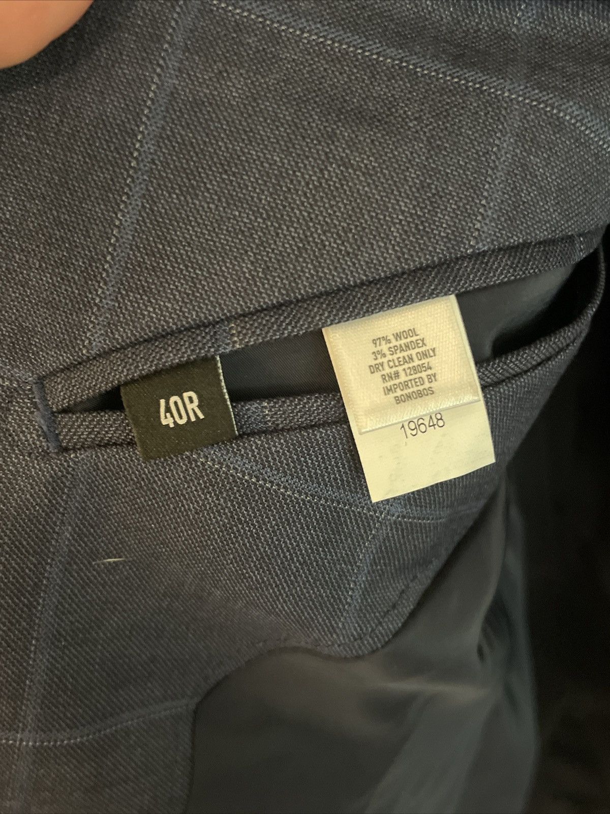 Bonobos Bonobos Suit Jacket Blazer Windowpane Size 40R - 4 Thumbnail