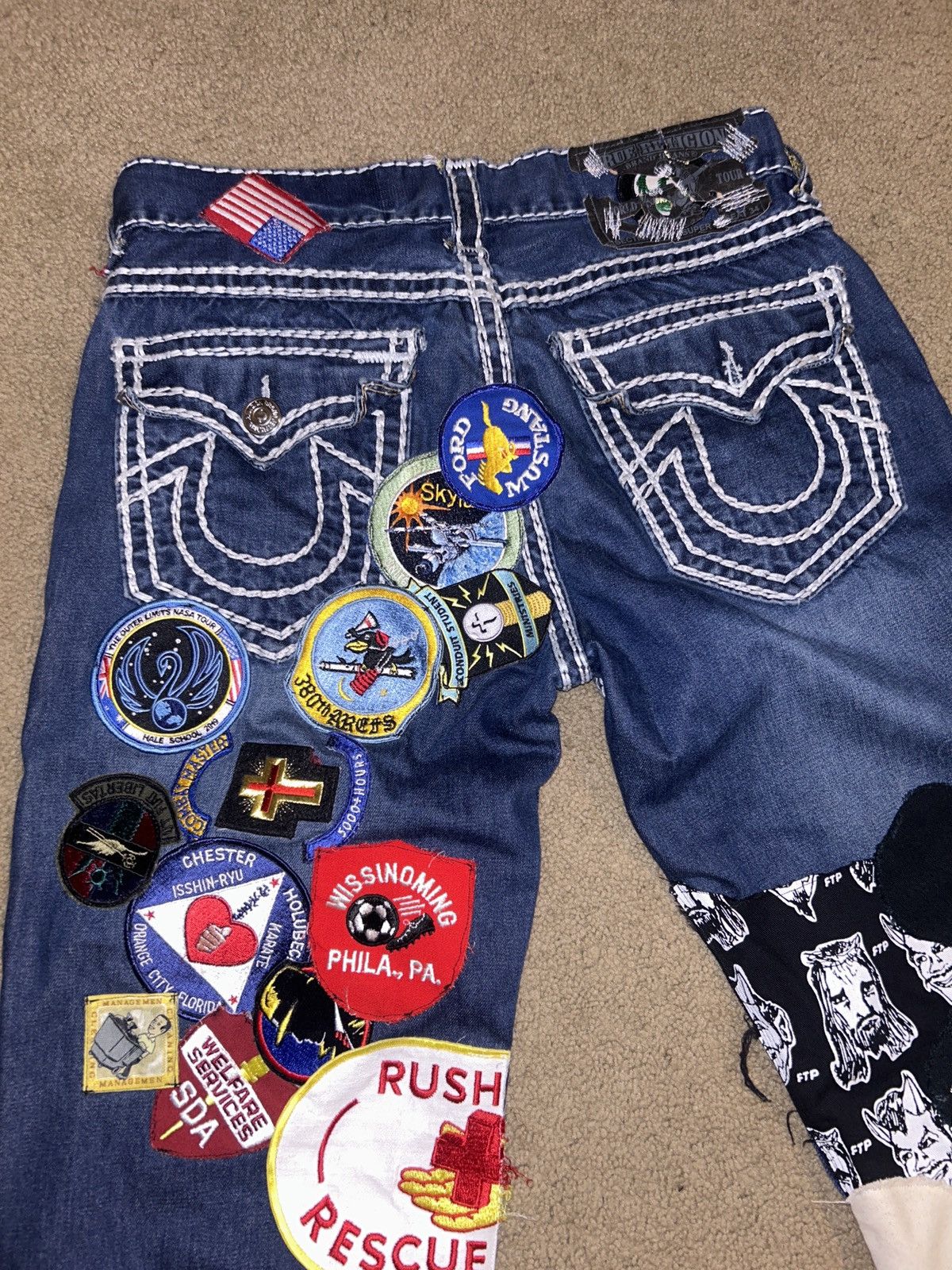 True Religion Custom true religion jeans Size US 37 - 3 Thumbnail