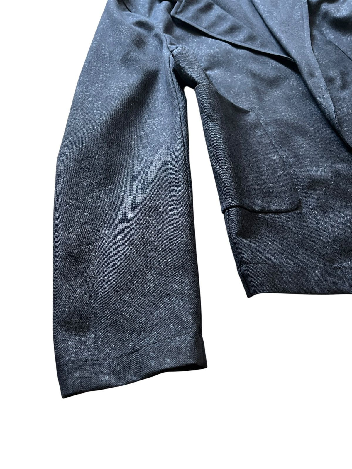 Comme des Garcons Comme des Garcons Floral Motif Buttonless Blazer Jacket Size S / US 4 / IT 40 - 4 Thumbnail