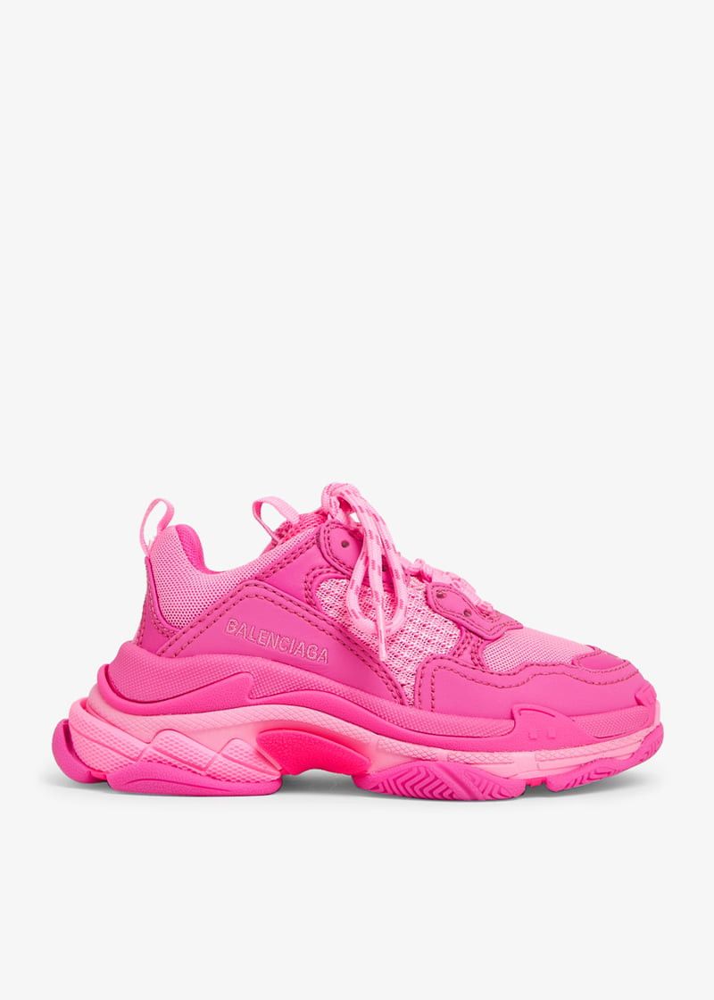 Balenciaga o1la1rc1a0625 Size: KIDS 26 / Triple S Sneakers in Pink Size US 4 / IT 34 - 1 Thumbnail