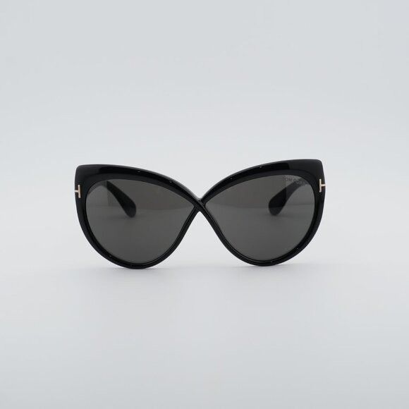 Tom Ford Tom Ford Beatrice FT1196 01A Sunglasses Black Butterfly Fram Size ONE SIZE - 5 Thumbnail