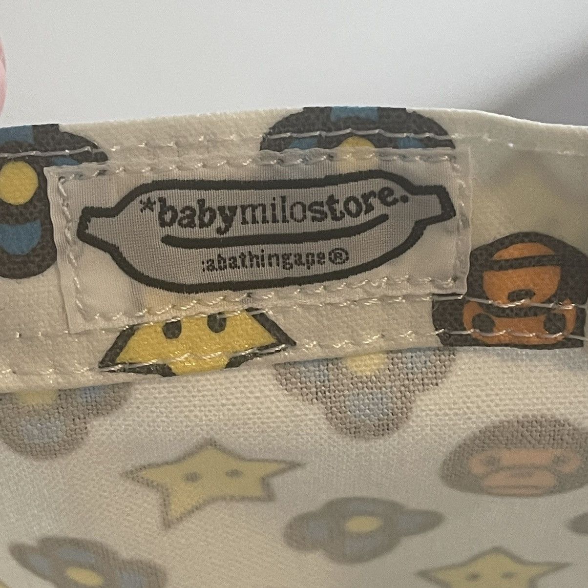 Bape BUNDLE OG Baby Milo Monogram Waxed Tote + Mini Pouch DSWT Size ONE SIZE - 7 Thumbnail