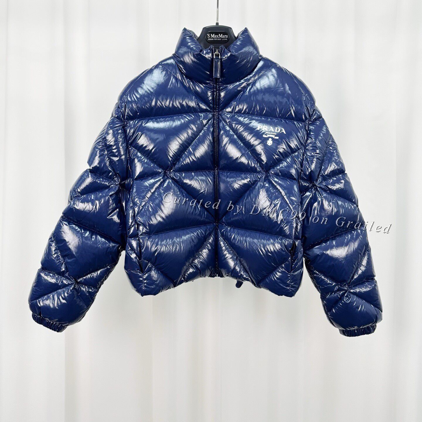 Prada Prada Shiny Quilted Logo Print Down Jacket Size XS / US 0-2 / IT 36-38 - 1 Thumbnail