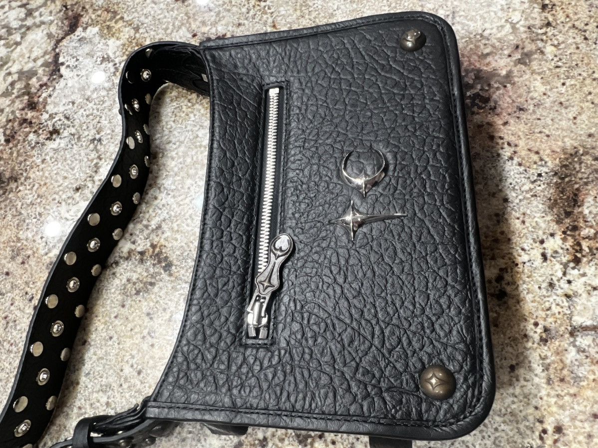 Thug Club Thug Club Dragon Belt Studded Leather Cross Body Bag Size ONE SIZE - 5 Thumbnail